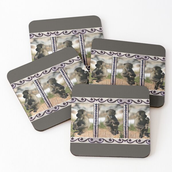 Artikelvorschau, Baby Pavian Sweet Little Monkey Futtersuche entworfen und verkauft von SpiritGifts.