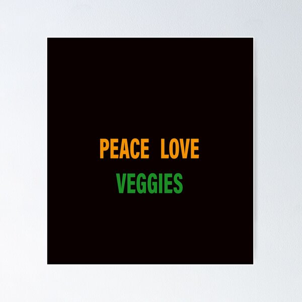 Item preview, Peace love Veggies : funny shirt , sarcastic shirt mom , adult shirt  designed and sold by joshepbel.