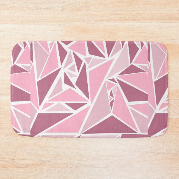 Item preview, pink geometric print pattern designed and sold by House of Hartz by: Dominique11.