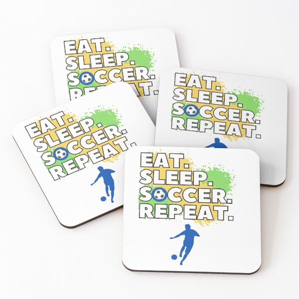 Artikelvorschau, Eat Sleep Soccer Repeat entworfen und verkauft von MoohAs.