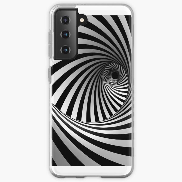 Op art black white Samsung Galaxy Soft Case