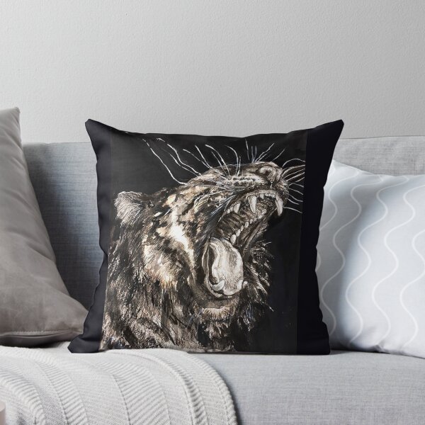 Item preview, Black and white tiger. Tiger's grin. Tiger's mouth. designed and sold by Elena Reutova.