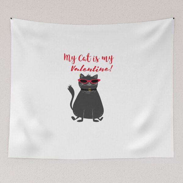 Item preview, MY CAT IS MY VALENTINE designed and sold by 30-Merch.
