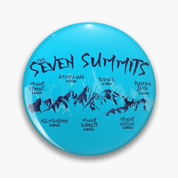 Item preview, The Seven Summits Challenge designed and sold by Piztees.