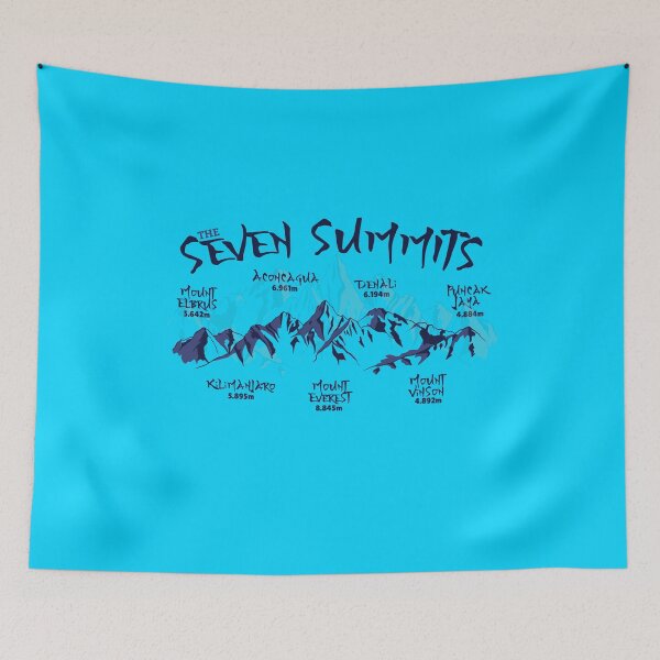 Item preview, The Seven Summits Challenge designed and sold by Piztees.