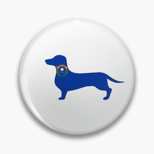 Item preview, Nevada Dachshund Flag designed and sold by Wienerful.