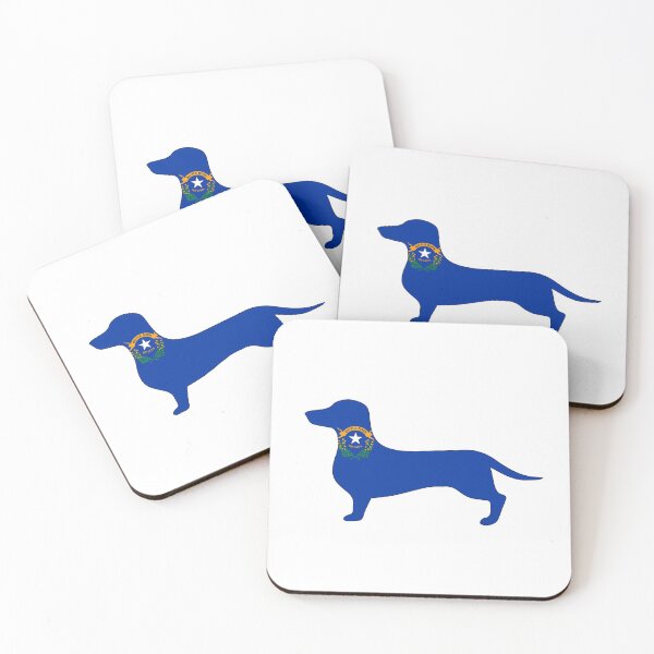 Item preview, Nevada Dachshund Flag designed and sold by Wienerful.
