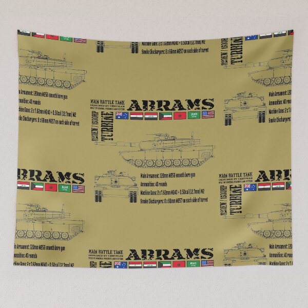 Item preview, Abrams Main Battle Tank M1A1 M1A2 designed and sold by shaynetwright.