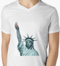 Statue of Emu Export Men's V-Neck T-Shirt
