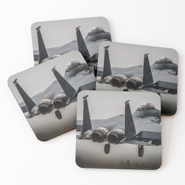 Item preview, F-15E Strike Eagle United States (USAF) Air Force Landing Image Photo Fine Print Sticker designed and sold by 223Images.