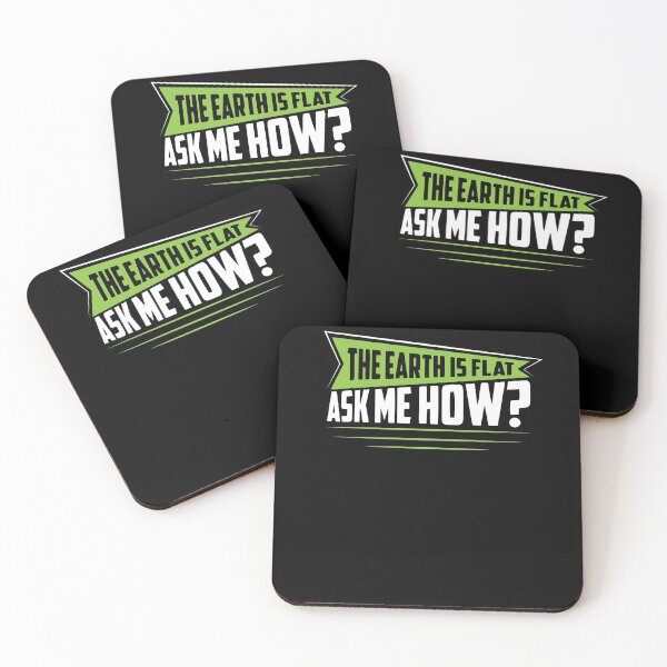 Item preview, The earth is flat ask me How ? designed and sold by Grinover.