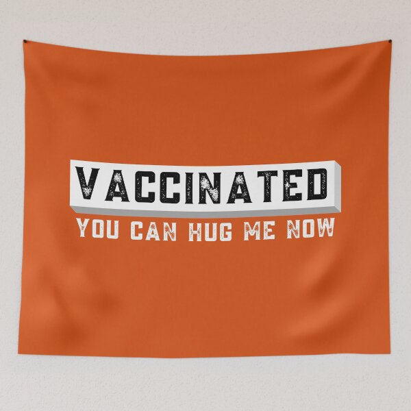 Item preview, Vaccinated You Can Hug Me Now designed and sold by VBeesTees.