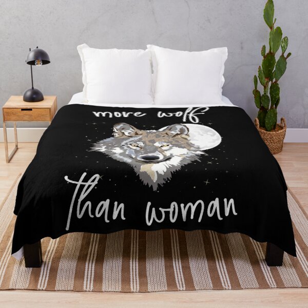 Item preview, More Wolf Than Woman Animal Instincts designed and sold by Legit Hooligan.