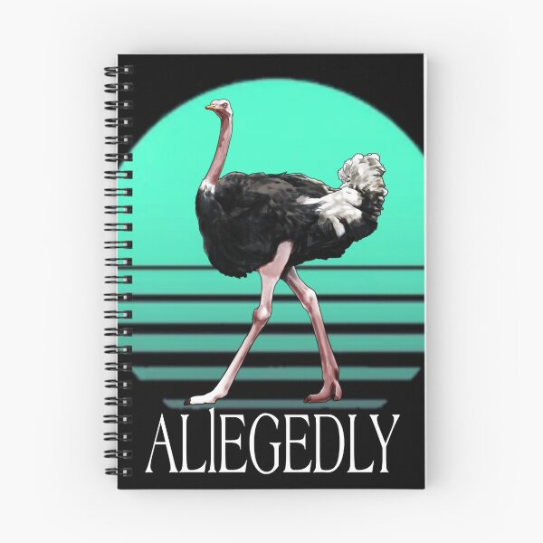 Item preview, Allegedly funny ostrich retro vintage designed and sold by Mohamed allbdrany.