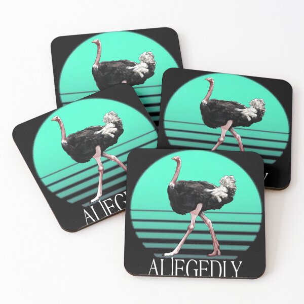 Item preview, Allegedly funny ostrich retro vintage designed and sold by Mohamed allbdrany.