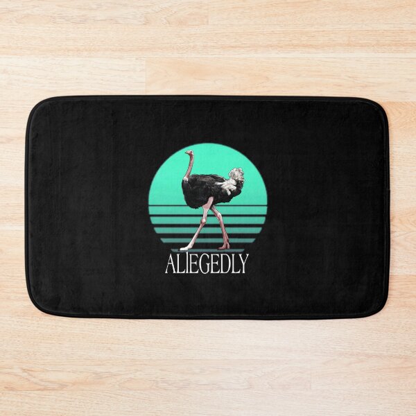 Item preview, Allegedly funny ostrich retro vintage designed and sold by Mohamed allbdrany.