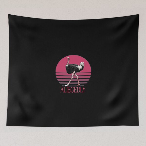 Item preview, Allegedly funny ostrich retro vintage designed and sold by Mohamed allbdrany.