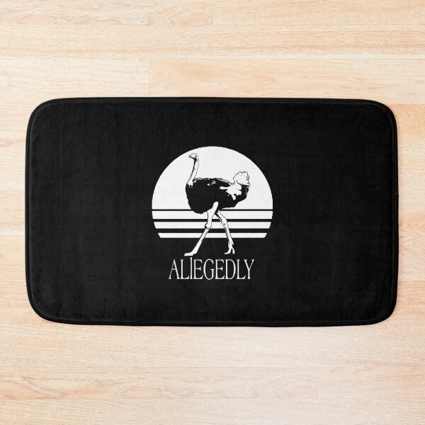 Item preview, Allegedly funny ostrich retro vintage designed and sold by Mohamed allbdrany.