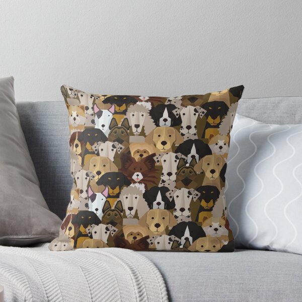Item preview, Cute Dog Faces pattern designed and sold by arianne121.