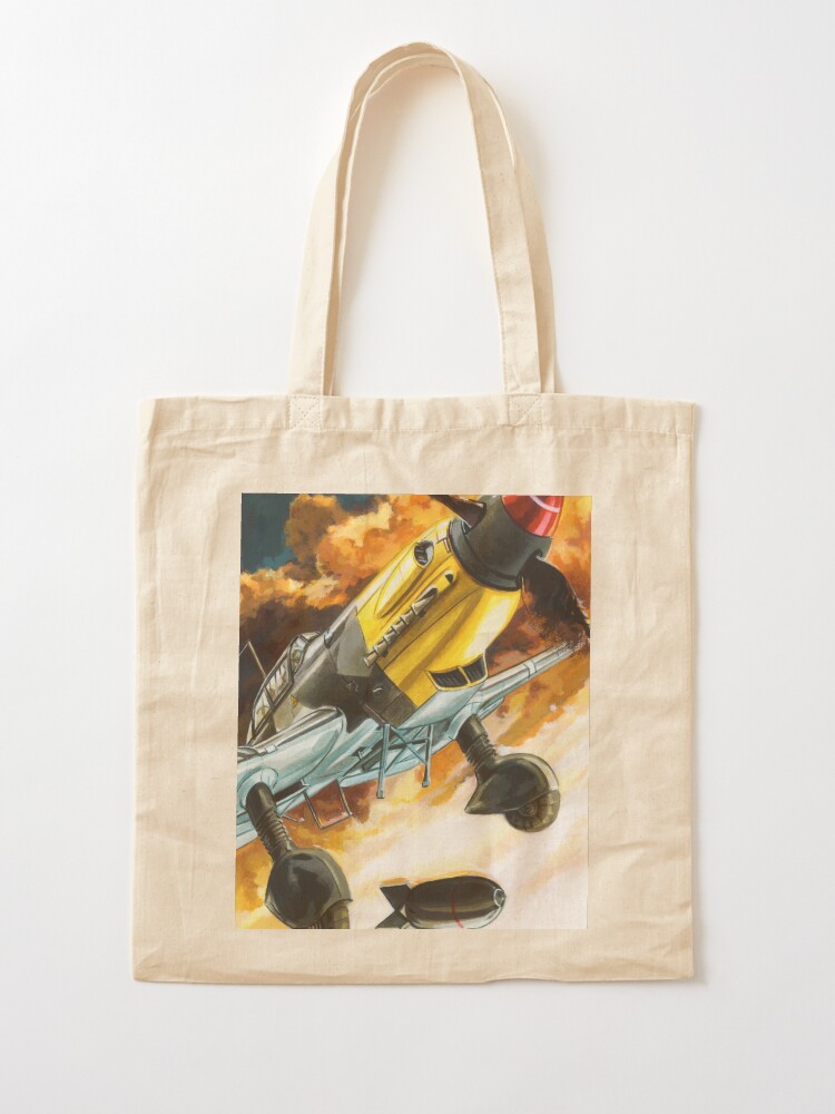 Alternate view of WW2 Luftwaffe Junker 87 Stuka dive bomber Tote Bag