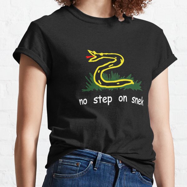 Womens No Step on Snek Short Sleeve T-shirt #3283 