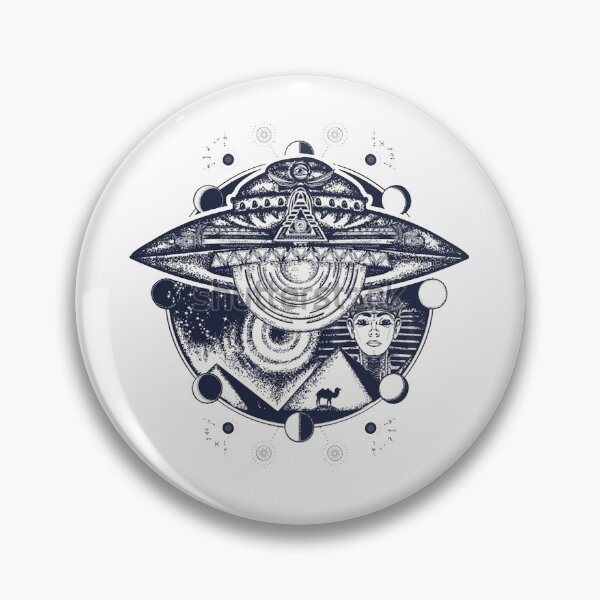 Item preview, Aliens in Egypt's pyramids Unisex T-Shirt designed and sold by DARKRD.