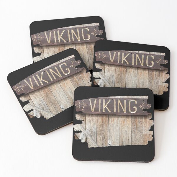 Item preview, "Viking" Sign on Wood designed and sold by Orkneyology.