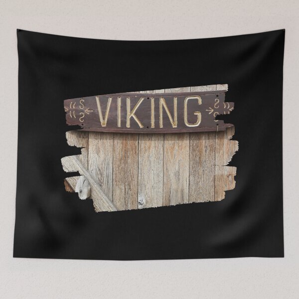 Item preview, "Viking" Sign on Wood designed and sold by Orkneyology.