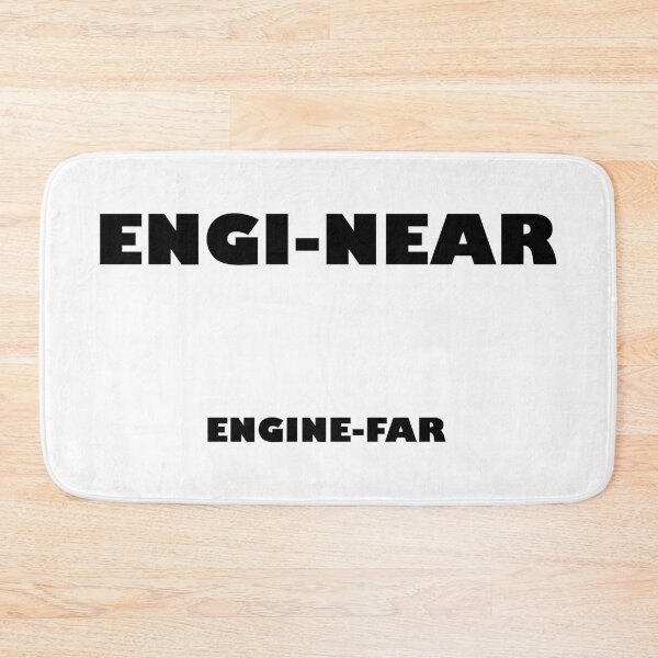 Item preview, Funny engineers pun: "Enginear" "engine-far" - engineering edition. designed and sold by Deegital18.