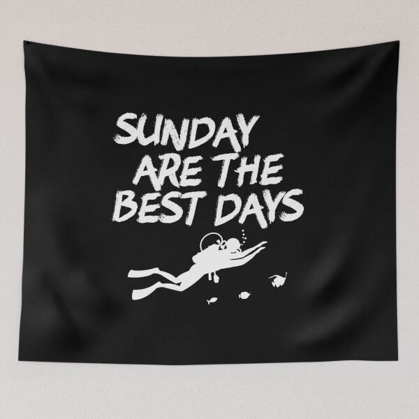 Item preview, Scuba Diving Diver Ocean Underwater Swim Sunday Are The Best Days designed and sold by Akmloza.
