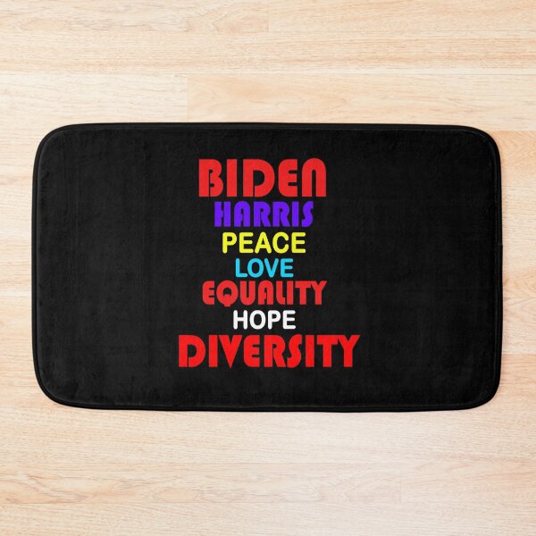 Item preview, Biden Harris Peace Love Equality Hope Diversity designed and sold by Bouchfashions.