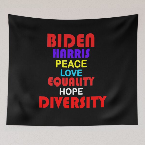 Item preview, Biden Harris Peace Love Equality Hope Diversity designed and sold by Bouchfashions.