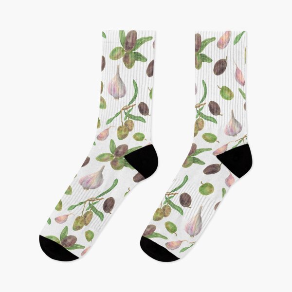 Item preview, Black and Green Olives and Garlic Spicy Duo designed and sold by paintingbetween.
