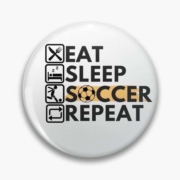Artikelvorschau, Eat Sleep Soccer Repeat entworfen und verkauft von MoohAs.