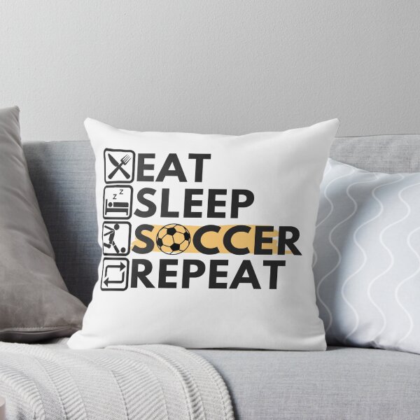 Artikelvorschau, Eat Sleep Soccer Repeat entworfen und verkauft von MoohAs.