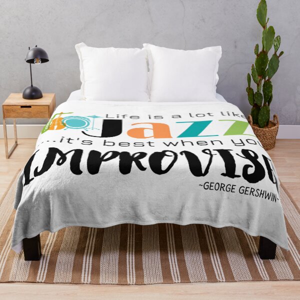 Item preview, Life Is A Lot Like Jazz Quote - George Gershwin designed and sold by Nancyanna.