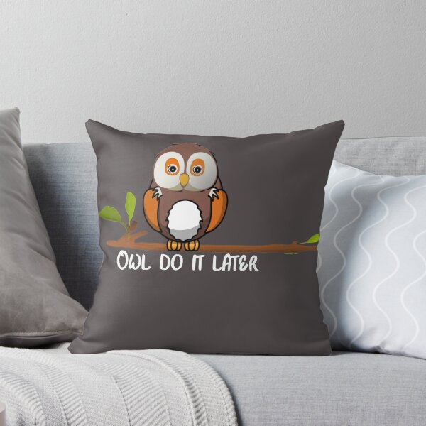Item preview, Owl Do It Later designed and sold by Gina-Driada.
