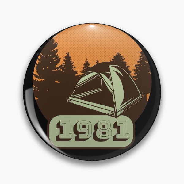 Item preview, Vintage Hiking Camping 1981 designed and sold by Piztees.