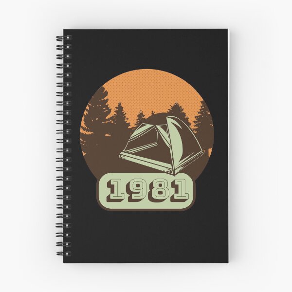 Item preview, Vintage Hiking Camping 1981 designed and sold by Piztees.