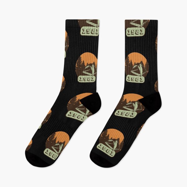 Item preview, Vintage Hiking Camping 1981 designed and sold by Piztees.
