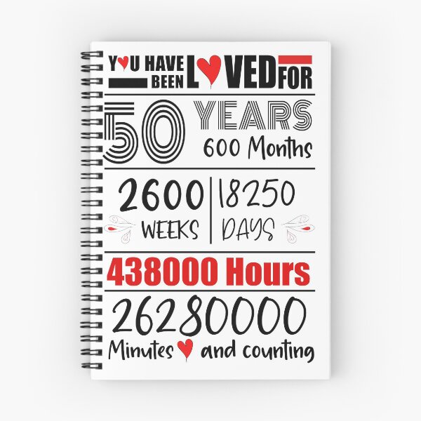 Item preview, You Have Been Loved For 50 Years  designed and sold by Teezlay Prints.