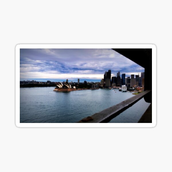 Sydney Opera House From Sydney Harbour Bridge Sticker