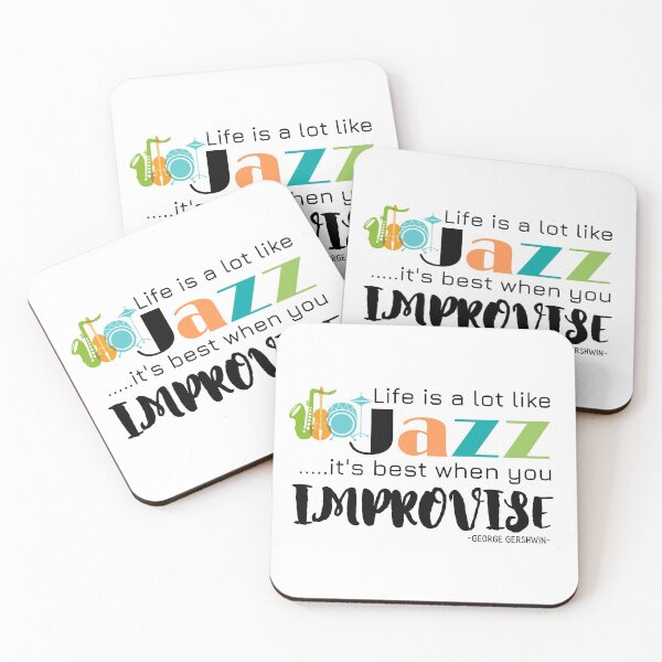 Item preview, Life Is A Lot Like Jazz Quote - George Gershwin designed and sold by Nancyanna.