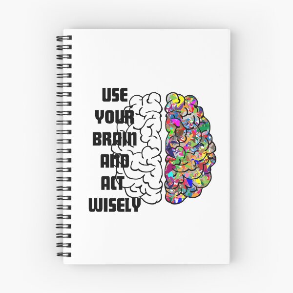 Item preview, Use your brain and act wisely designed and sold by DomenicBlair77.