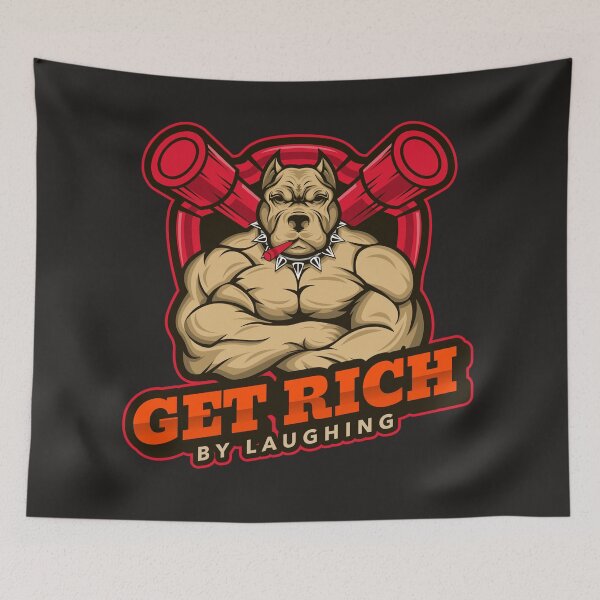 Item preview, LAUGH AND GET RICH designed and sold by Pinu005.