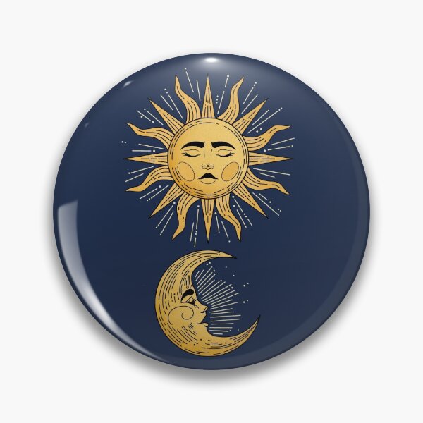 Item preview, Sun and Moon (Deep Blue) designed and sold by twinklestrokes.