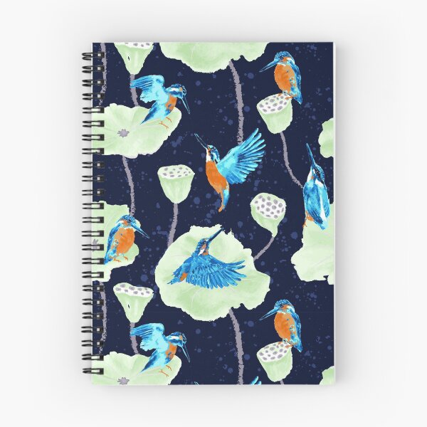Item preview, Kingfishers at Night designed and sold by Dottadesigns.