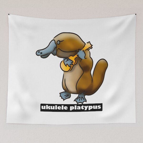 Item preview, ukulele platypus designed and sold by Xdelacra.