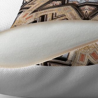 Alternate view of Architectural Star of David Throw Pillow