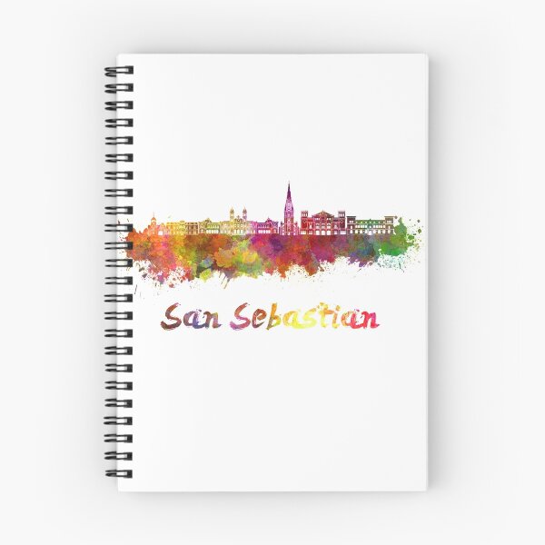 Item preview, San Sebastian skyline in watercolor designed and sold by paulrommer.
